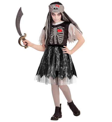 e-carnavalskleding-SYK Halloween rok zwart kind Linda