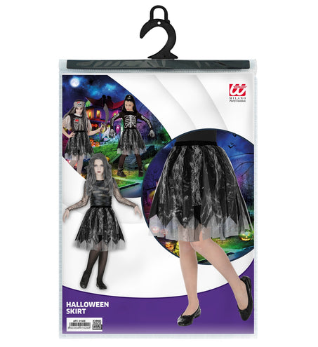 e-carnavalskleding-SYK Halloween rok zwart kind Linda