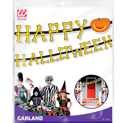 e-carnavalskleding-SYK Halloween slinger Happy Halloween