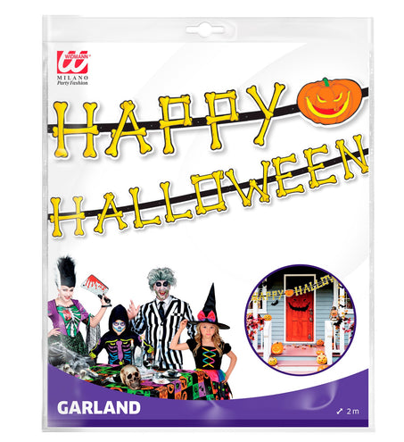e-carnavalskleding-SYK Halloween slinger Happy Halloween