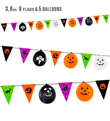e-carnavalskleding-SYK Halloween slinger meerkleurig