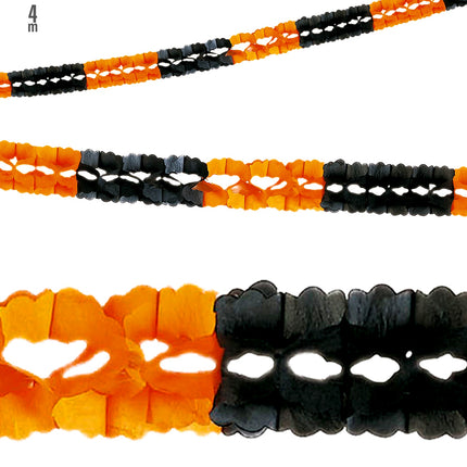 e-carnavalskleding-SYK Halloween slinger oranje zwart