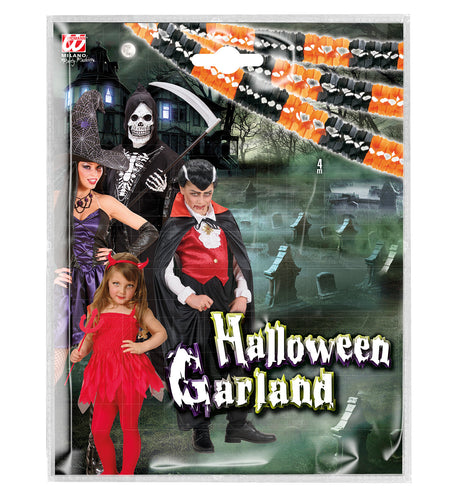 e-carnavalskleding-SYK Halloween slinger oranje zwart