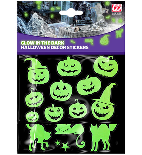 e-carnavalskleding-SYK Halloween stickers glow in the dark