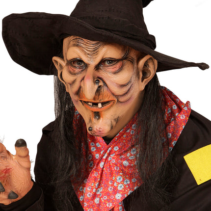 e-carnavalskleding-SYK Halloweenmasker Heks en Butler