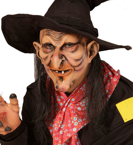 e-carnavalskleding-SYK Halloweenmasker Heks en Butler