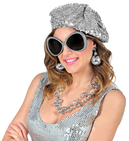 e-carnavalskleding-SYK Halsketting disco ballen