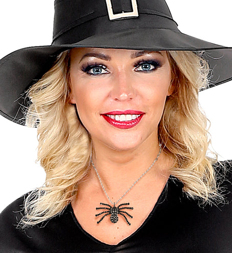 e-carnavalskleding-SYK Halsketting halloween met spin