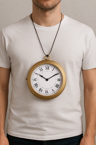 e-carnavalskleding-SYK Halsketting steampunk klok