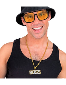 e-carnavalskleding-SYK Halsketting strass boss