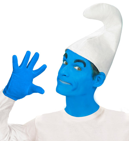 e-carnavalskleding-SYK handschoenen blauw