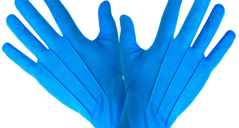 e-carnavalskleding-SYK handschoenen blauw