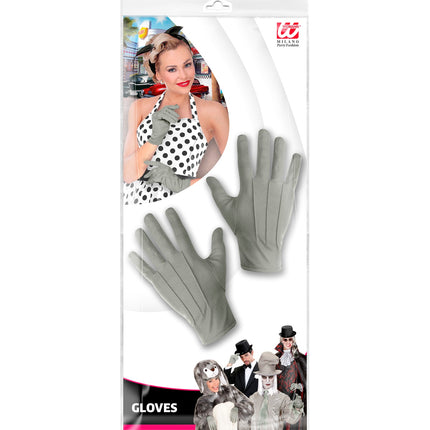 e-carnavalskleding-SYK handschoenen grijs