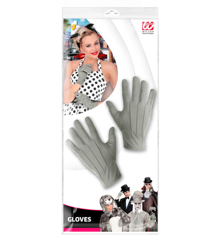 e-carnavalskleding-SYK handschoenen grijs