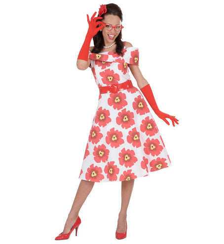e-carnavalskleding-SYK handschoenen lycra 37cm rood