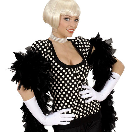 e-carnavalskleding-SYK handschoenen lycra 37cm wit