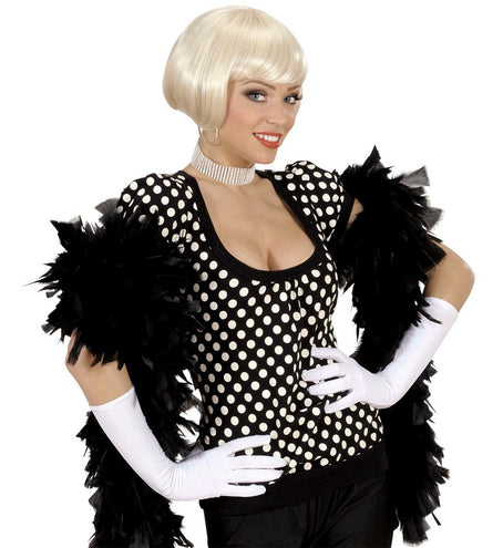 e-carnavalskleding-SYK handschoenen lycra 37cm wit
