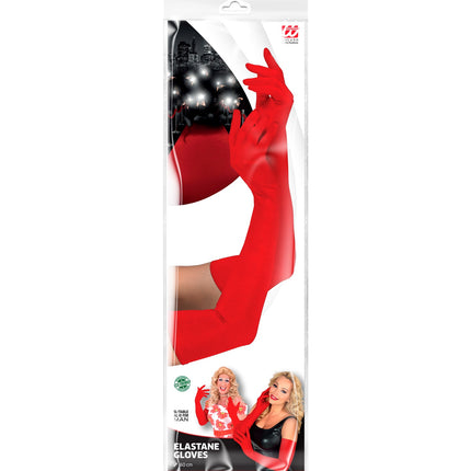 e-carnavalskleding-SYK handschoenen lycra rood
