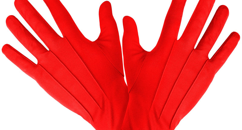e-carnavalskleding-SYK handschoenen rood
