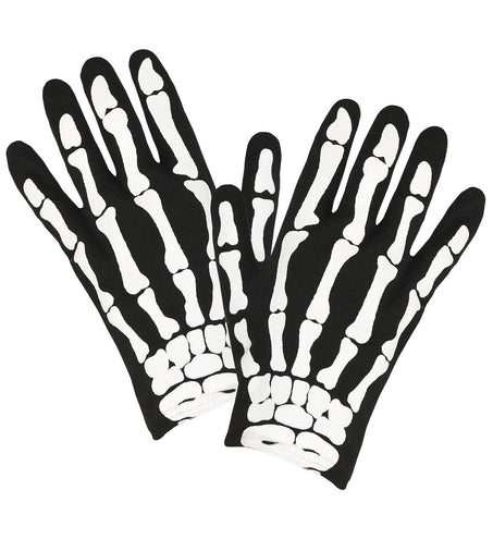 e-carnavalskleding-SYK Handschoenen skelet kind