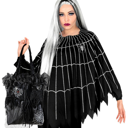 e-carnavalskleding-SYK Handtasje gothic heks spinnen