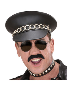 e-carnavalskleding-SYK Hardrock nep leer pet