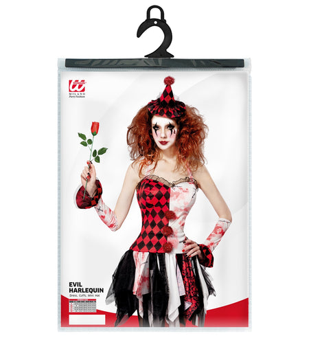 e-carnavalskleding-SYK Harlekijn jurkje halloween