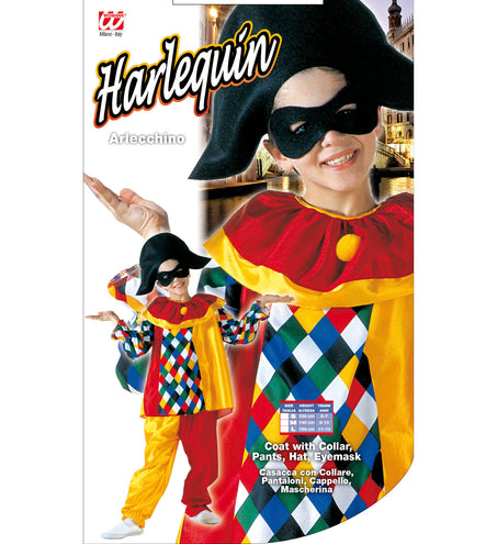 e-carnavalskleding-SYK Harlekijn kostuum Thomas kind