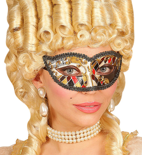e-carnavalskleding-SYK Harlekijn oogmaskers