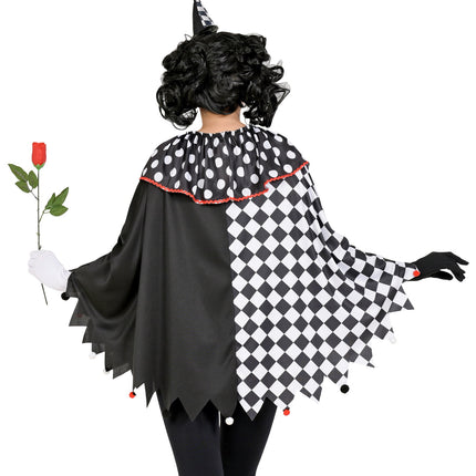e-carnavalskleding-SYK Harlekijn poncho volwassenen