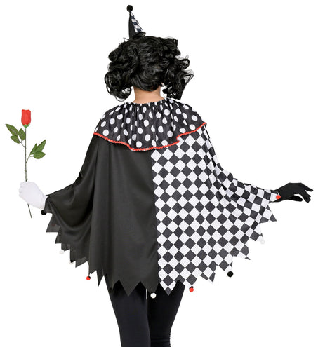 e-carnavalskleding-SYK Harlekijn poncho volwassenen
