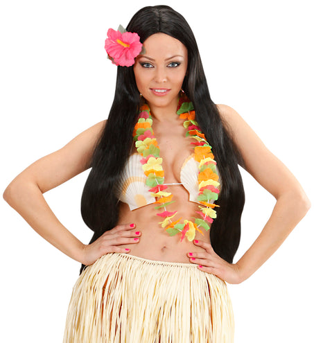 e-carnavalskleding-SYK Hawaii ketting multikleuren neon