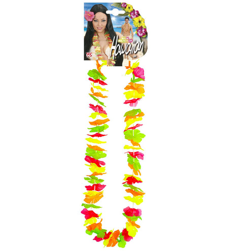 e-carnavalskleding-SYK Hawaii ketting multikleuren neon