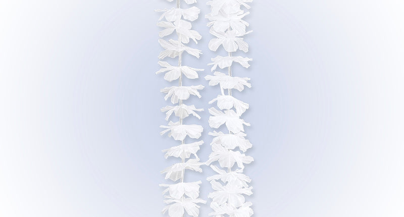e-carnavalskleding-SYK Hawaii Ketting Wit