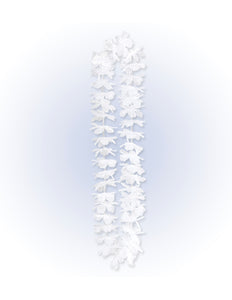 e-carnavalskleding-SYK Hawaii Ketting Wit