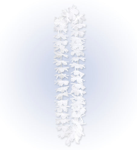 e-carnavalskleding-SYK Hawaii Ketting Wit