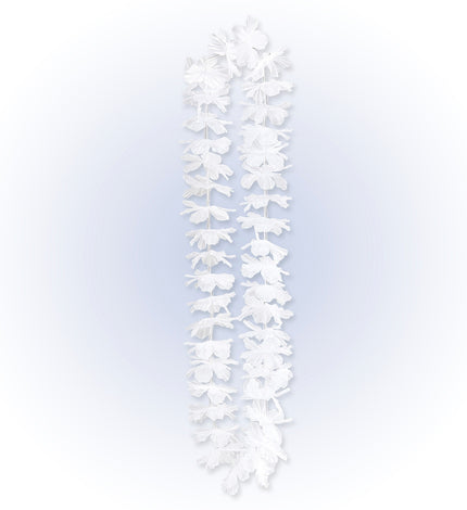 e-carnavalskleding-SYK Hawaii Ketting Wit