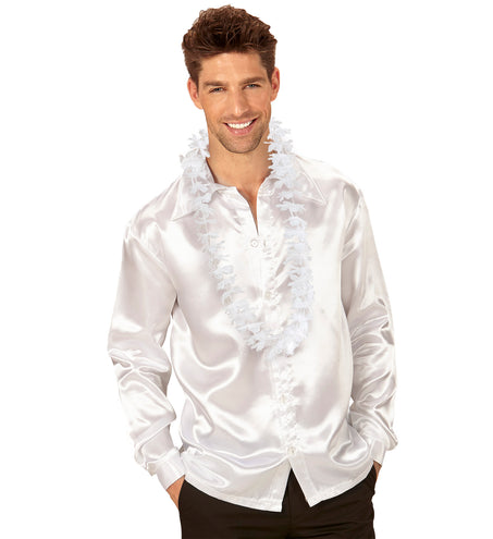 e-carnavalskleding-SYK Hawaii Ketting Wit
