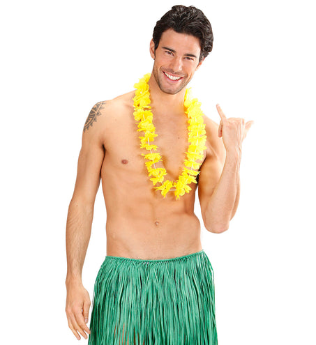 e-carnavalskleding-SYK Hawaii krans geel