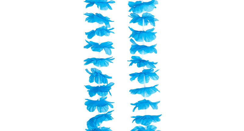 e-carnavalskleding-SYK Hawaii krans licht blauw