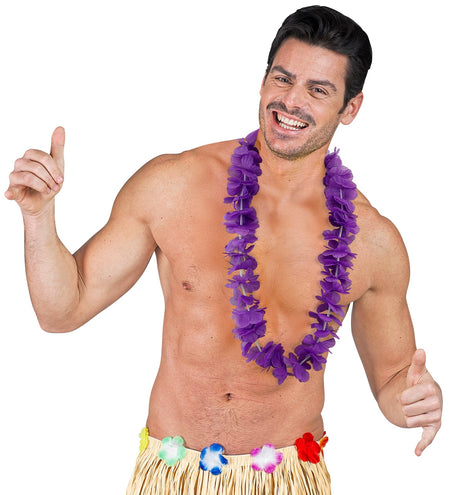 e-carnavalskleding-SYK Hawaii krans paars