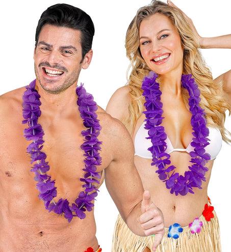 e-carnavalskleding-SYK Hawaii krans paars