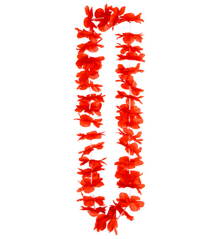 e-carnavalskleding-SYK Hawaii krans rood