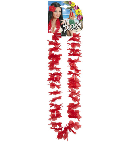 e-carnavalskleding-SYK Hawaii krans rood