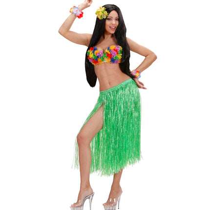 e-carnavalskleding-SYK Hawaii rok groen lang