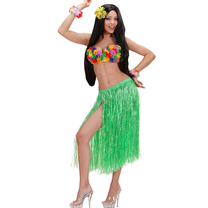 e-carnavalskleding-SYK Hawaii rok groen lang