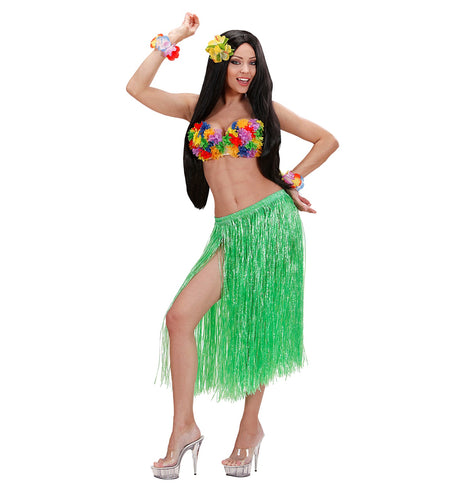 e-carnavalskleding-SYK Hawaii rok groen lang