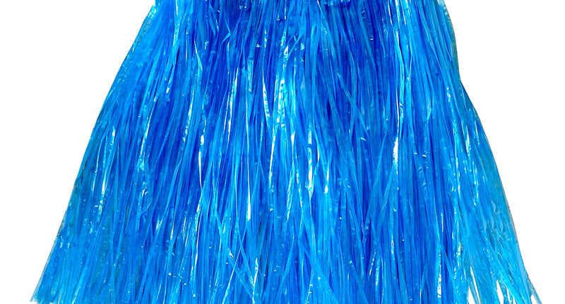 e-carnavalskleding-SYK Hawaii rok kort blauw