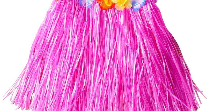 e-carnavalskleding-SYK Hawaii rok kort roze