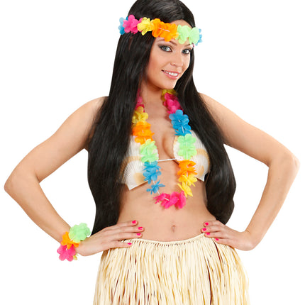 e-carnavalskleding-SYK Hawaii set tropical